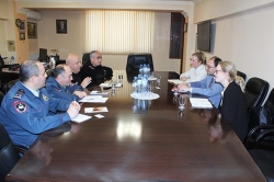 Visit of the delegation of Council of Europe to the Police Educational Complex of RA