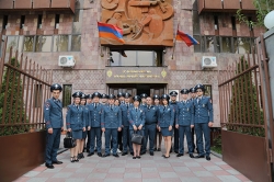 Գործնական պարապմունք ՀՀ ոստիկանության Երևան քաղաքի վարչության օպերատիվ կառավարման կենտրոնում